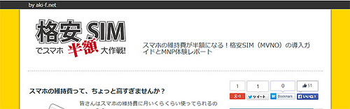 格安SIMでスマホ半額大作戦！